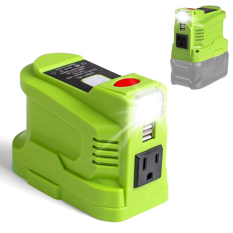 150W Powered Inverter Generator for Ryobi 18V Li-ion Battery with