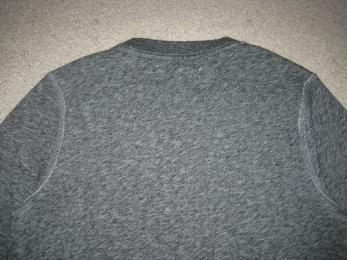 NWOT Abercrombie Kids Moose Medallion Fleece Sweatshirt, Gray Heather, Sz 7/8 - Picture 8 of 9