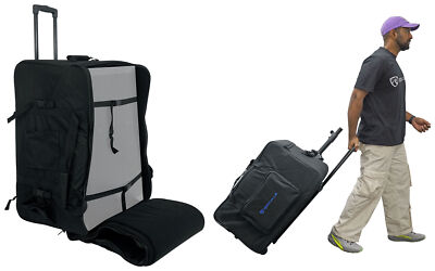 Rockville Rolling Travel Case Speaker Bag+Handle+Wheels For Peavey Impulse 1015
