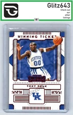 2020 Panini Contenders Draft Picks #24 Tony Delk Winning Tickets Red