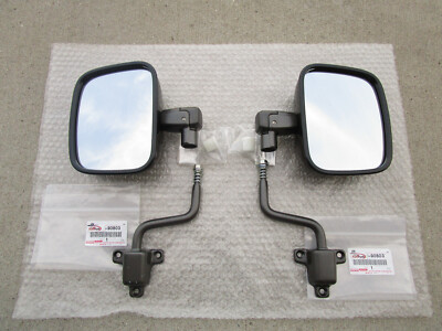 79- 83 TOYOTA LAND CRUISER FJ40 FJ45 FRONT RIGHT + LEFT SIDE DOOR MIRROR OEM NEW