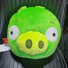 Jumbo Angry Birds Green Pig 12" x 10  Bean Bag Pillow Plush Large