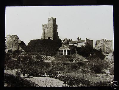 Glaszauber Laterne Dia PRUDHOE CASTLE C1910 NORTHUMBERLAND