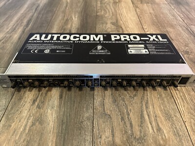 Behringer AUTOCOM PRO-XL MDX1600 Two-Channel Compressor/Limiter