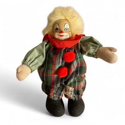 Vintage Gilde Handwerk Geschmackvolle Geschenkideen Clown Doll Painted Face 7 