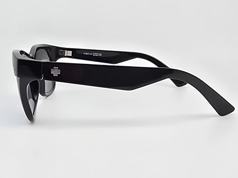 Gafas de sol Spy Optic Baxter marco negro brillante lentes espejadas azules Italia 54-20-132 Foto 4 de 4