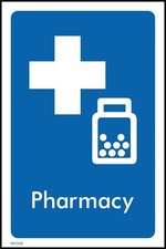 Pharmacy Sign or Sticker - All Material & Size options (INFO66)