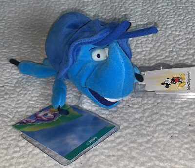 A Bugs Life Dim Beetle Bug Bean Bag 7'' Plush Stuffed Toy w/Tags Disney Store New