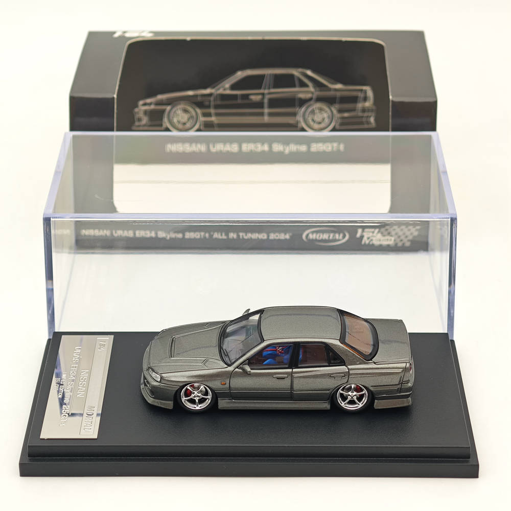 Mortal OM 1:64 Nissan ER34 uras SKYLINE Diecast Car Models