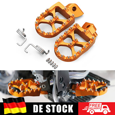 CNC Fußrasten Fußstütze Pedale Für KTM 65 85 125 150 250 300 350 450 EXC SX XCW