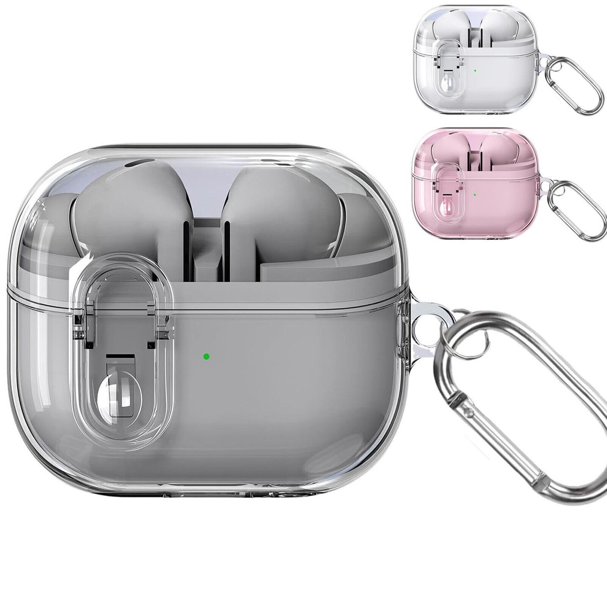For Samsung Galaxy Buds 3 /3 Pro Shockproof Clear Secure Lock Case