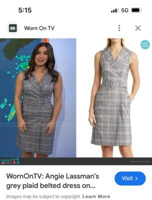nwt ELIZA J glen plaid belted blazer sheath dress 10 | eBay