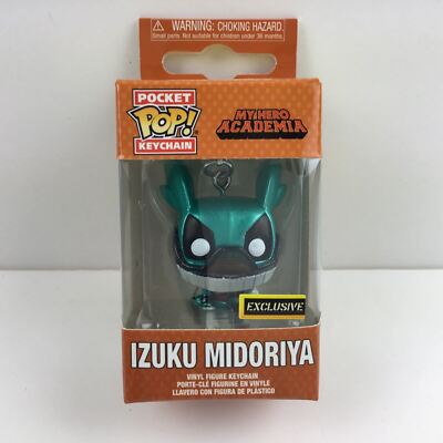 Funko Pocket Pop IZUKU MIDORIYA KEYCHAIN METALLIC Exclusive My Hero Academia