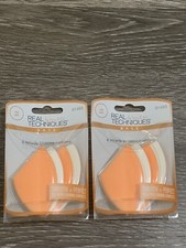 Real Techniques 4 Miracle Blotting Poduszki Zestaw 2 szt. bez lateksu Fabrycznie nowe!