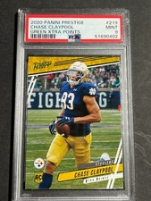 2020 PRESTIGE PSA 9 XTRA POINTS GREEN RC ROOKIE CHASE CLAYPOOL STEELERS