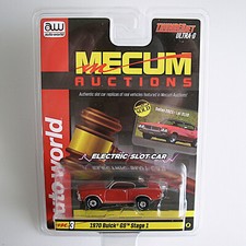 AUTO WORLD '70 Buick GS Stage-1, AW Thunderjet Ultra-G Electric HO Slot Car, Red