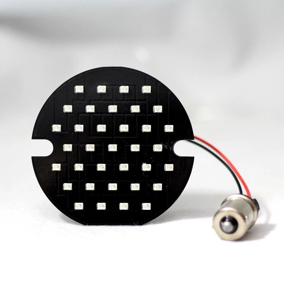 Señales de giro LED Horizon Beam Harley Davidson - 3 1/4" sin lente Softail Road King Foto 3 de 4