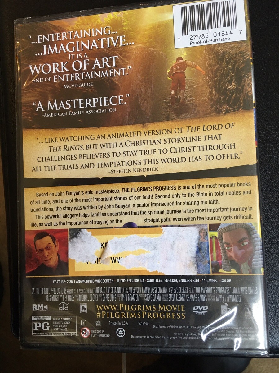 Brand New-“The Pilgrim's Progress” 2019 DVD John Rhys-Davies