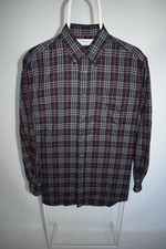 BURBERRY Vintage Nova Check Plaid The Shirt Collection Button Up L/S Size M RARE