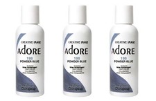 BL Adore Semi-Permanent Haircolor 198 Powder Blue 4oz X 3 Counts