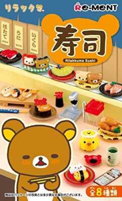 Re-Ment Miniature Sanrio San X Rilakkuma Sushi Full set 8 pieces