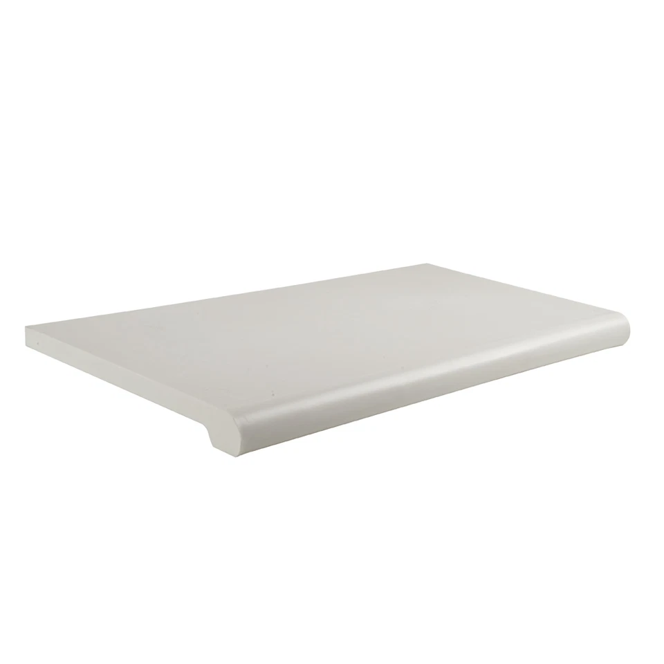 ONLYHANGERS 13''x 24"Injection Molded Bullnose Shelves-White 2 Pk