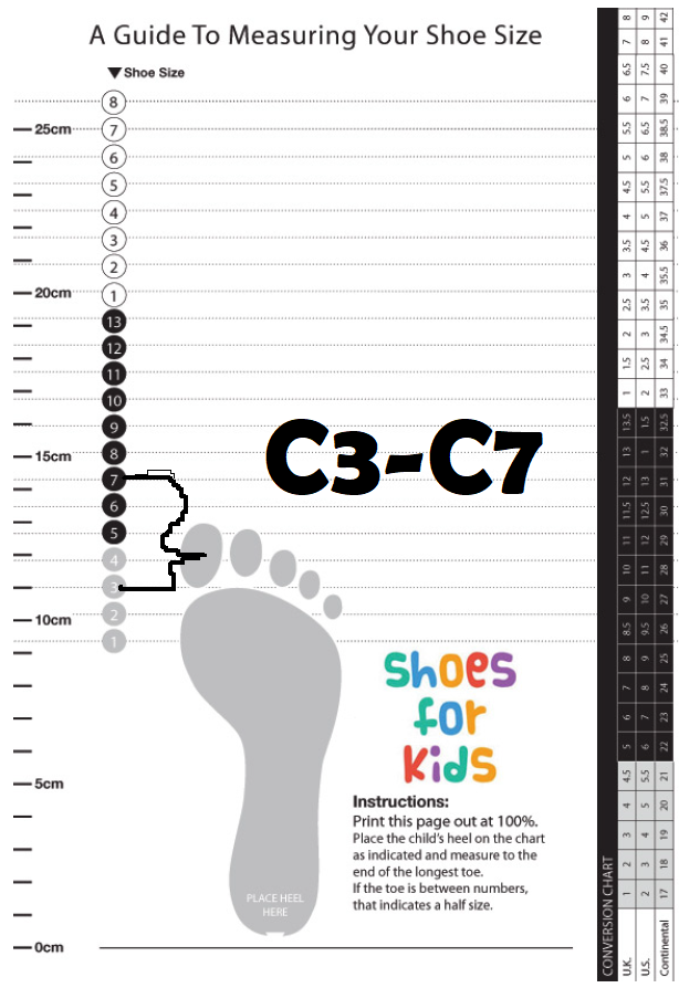 Shoe Measure Clarks Kids Size Guide Size Calculator Clarks Infant