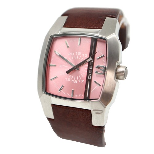 DIESEL Square Watch Silver White Y2K Vintage Japan | eBay