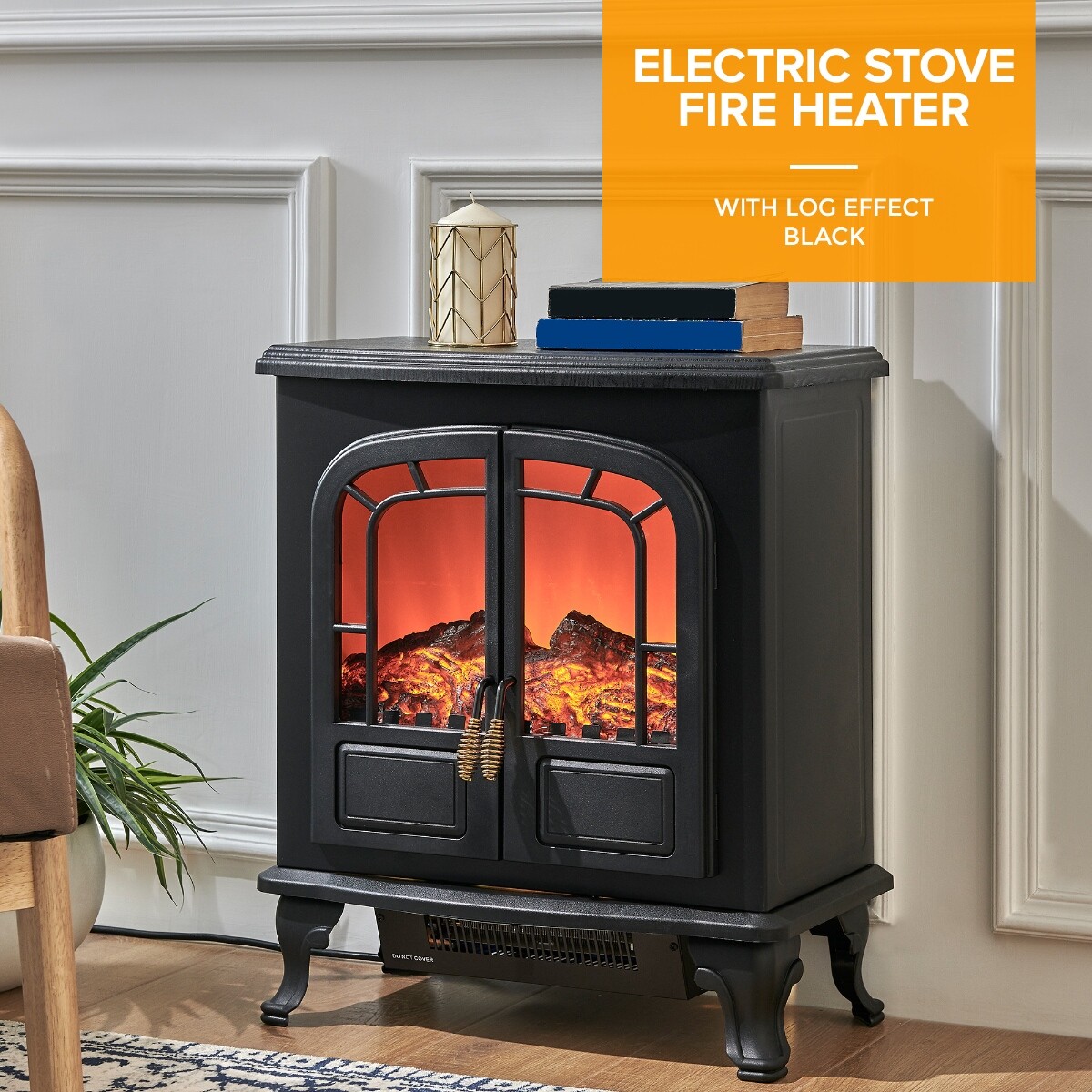 HOT Fireplace Heater Electric Heater Log Effect LIVIVO Electric