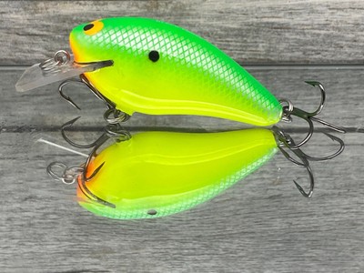 Black Label Balsa 1.5 Custom Balsa Squarebill Crankbait Appleback Color