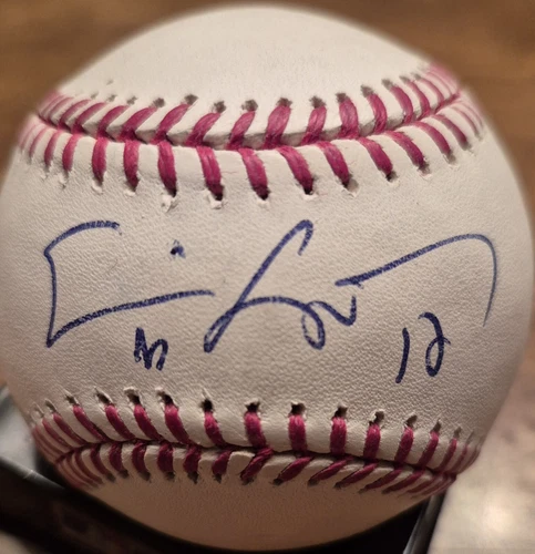 Eric Chavez Signed Mlb Baseball  Jsa Authentication