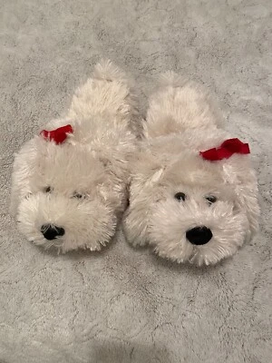 CHAUSSONS FANTAISIE CHIEN MARQUE ETAM COULEUR BLANC CREME NEUF POINTURE 38/39 - Photo 1/4