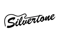 (2) 10" SILVERTONE guitar vinyl Decal sticker any size color surface car  S982