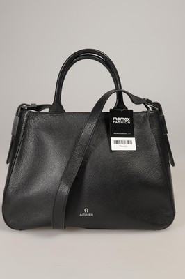 Aigner Handtasche Damen Umhängetasche Bag Damentasche Leder Schwarz #bj1o6ng
