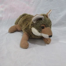 Wildlife Artists Fox Coyote Wolf Plush Soft Toy Stuffed Animal 12" EUC 2016