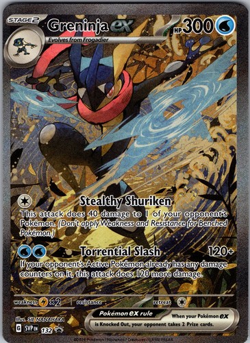 Pokemon Greninja ex 132 Scarlet & Violet Promo Cards Promo NM