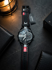 Diesel DZ7433 Mr. Daddy 2.0 Herrenuhr Chronograph schwarz Nylon Silikon …