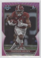 2022 Bowman U Chrome Pink Refractor Traeshon Holden #18 1wv