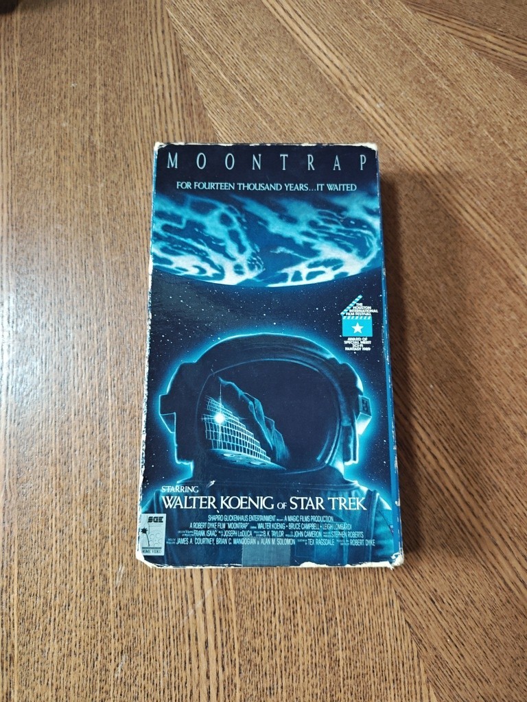 Moontrap VHS 1989 Walter Koenig Bruce Campbell SGE Home Video Sci-Fi Cult Rare