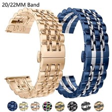 High Quality Solid Stainless Steel Watch Band Strap Metal Quick Release 20 22mm High Quality Solid Stainless Steel Watch Band Strap Metal Quick Release 20 22mm