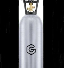 20lb Aluminum CO2 Tank, DOT, CGA 320 Valve