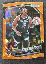 2025 Panini Prizm WNBA - Chelsea Gray #111 Orange Ice Prizm - LAS VEGAS ACES