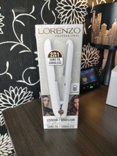 Lorenzo 2w1 Profesjonalna prostownica / lokówka Bezprzewodowa, Podróżna USB Sugerowana cena detaliczna 30 £