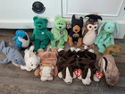 Vintage TY Beanie Baby Lot Of 12 Used Condition