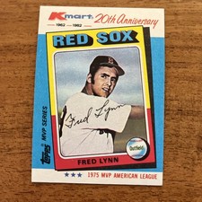 1982 Topps Kmart MVP Series - Fred Lynn #27