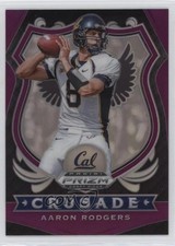 2020 Panini Prizm Draft Picks Crusade Purple Prizm Aaron Rodgers #10 8p7
