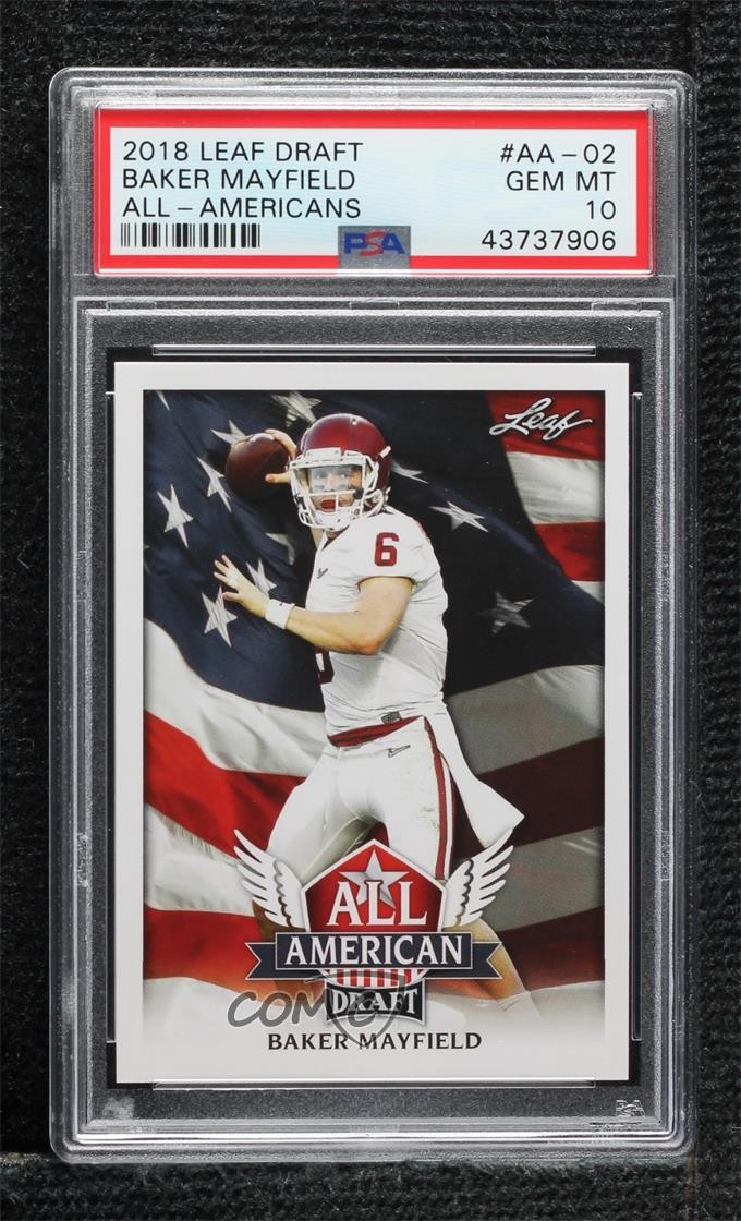Baker Mayfield Leaf Draft All-Americans #AA02 Base