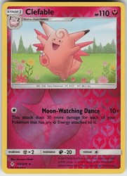 Clefable 133/214 Unbroken Bonds Reverse Holo Rare