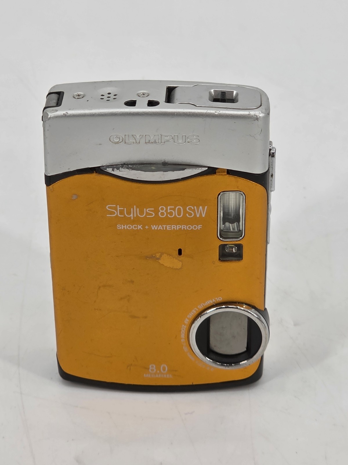 Olympus Stylus 850 SW Waterproof Shockproof Digital Camera in Orange