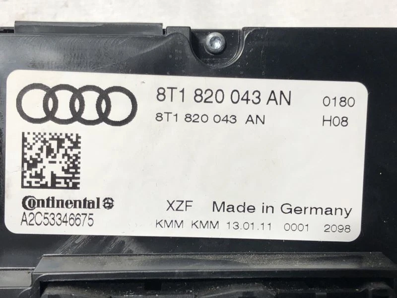 AUDI A4 2009-2012 control de calefacción CA 8190 Foto 2 de 4